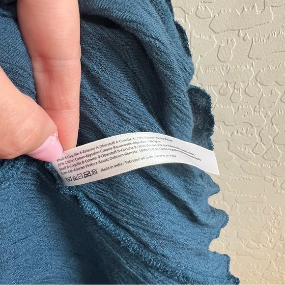 FREE PEOPLE Adella maxi lace top maxi dress in Blue - Picture 7 of 9